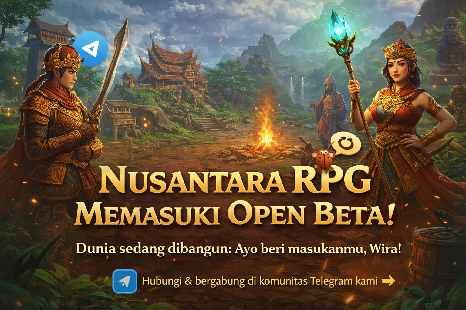 Nusantara RPG Resmi Memasuki Open Beta — Wahai Wira, Petualangan Baru Dimulai!